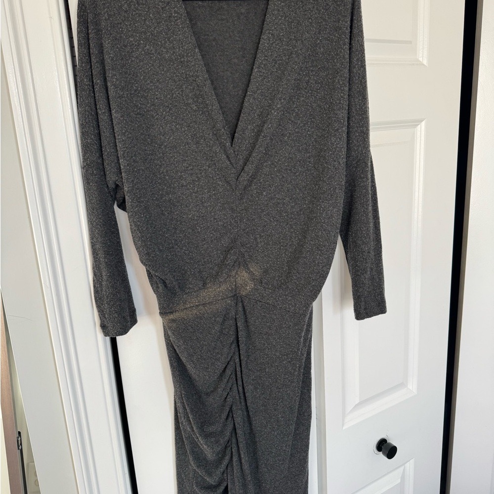IRO Gray Long Sleeve Dress